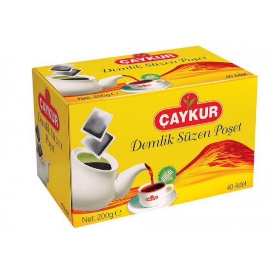 Çaykur 40 lı Demlik Poşet Çay 200 Gr