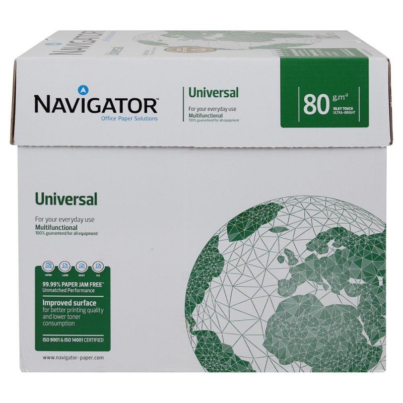 Navigator A4 Fotokopi Kağıdı 80 g/m² 500 Yaprak x 5 Paket