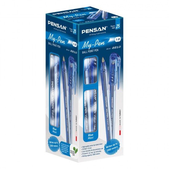 Pensan My-Pen Tükenmez Kalem 1.0 mm 25 Adet Pensan My-Pen Tükenmez Kalem 1.0 mm 25 Adet