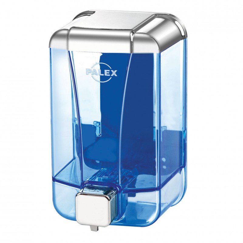 Sıvı Sabun Dispenseri 500 cc Şeffaf Krom