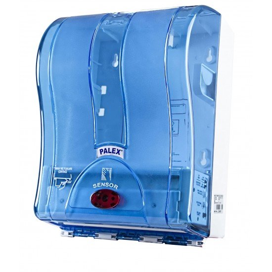 Prestij Otomatik Havlu Dispenseri Şeffaf Mavi Prestij Otomatik Havlu Dispenseri Şeffaf Mavi