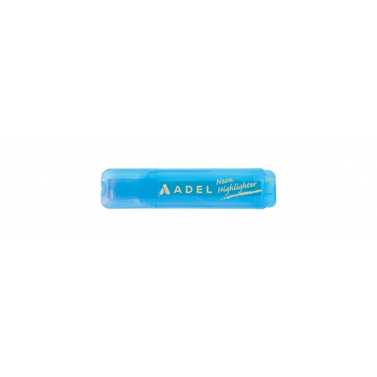 Adel Fosforlu Kalem Şeffaf Neon Mavi 000020 Adel Fosforlu Kalem Şeffaf Neon Mavi 000020