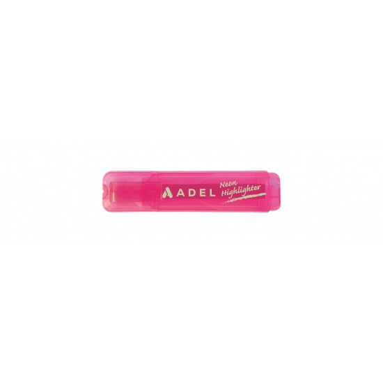 Adel Fosforlu Kalem Şeffaf Neon Pembe 000023 Adel Fosforlu Kalem Şeffaf Neon Pembe 000023