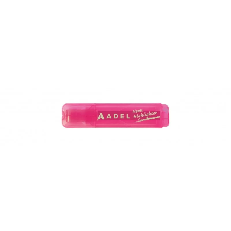 Adel Fosforlu Kalem Şeffaf Neon Pembe 000023