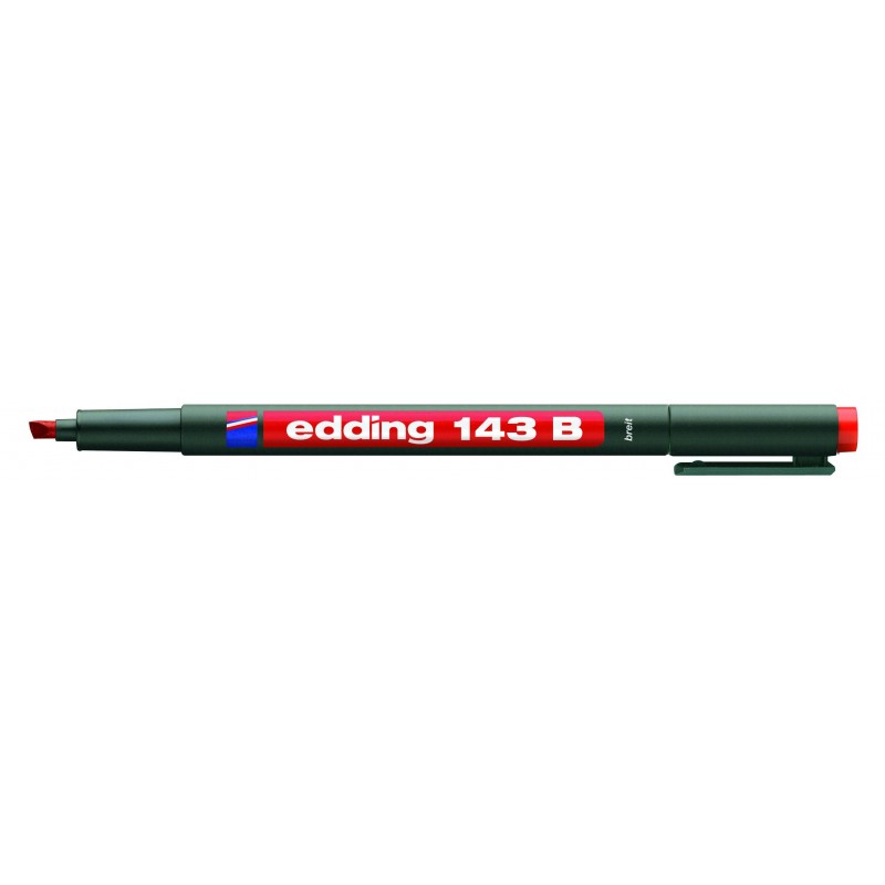 Eddıng Asetat Kalemi E-143b Kırmızı