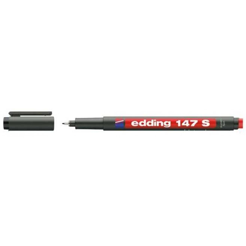 Eddıng Asetat Kalemi Silgili E-147s Kırmızı