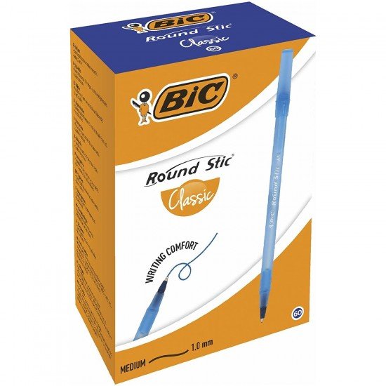 Bic Round Stic Tükenmez Kalem (60 lı Kutu) Bic Round Stic Tükenmez Kalem (60 lı Kutu)