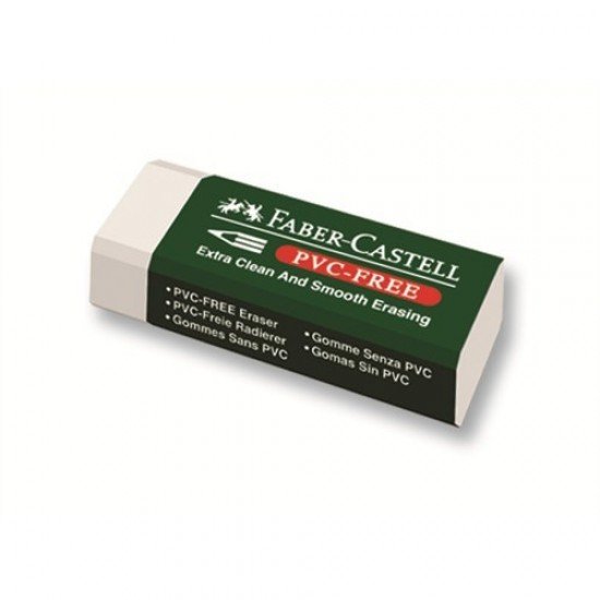 Faber Castell 7085 Kılıflı Beyaz Silgi 24 lü