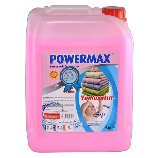 Powermax Soft Çamaşır Yumuşatıcısı 5 KG Powermax Soft Çamaşır Yumuşatıcısı 5 KG